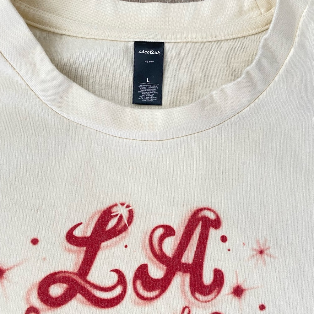 La Function Cream Graphic Tee - image 3